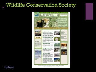 Wildlife Conservation Society Before 
