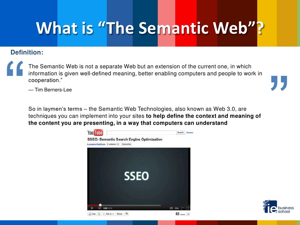 What is the semantic web definition 