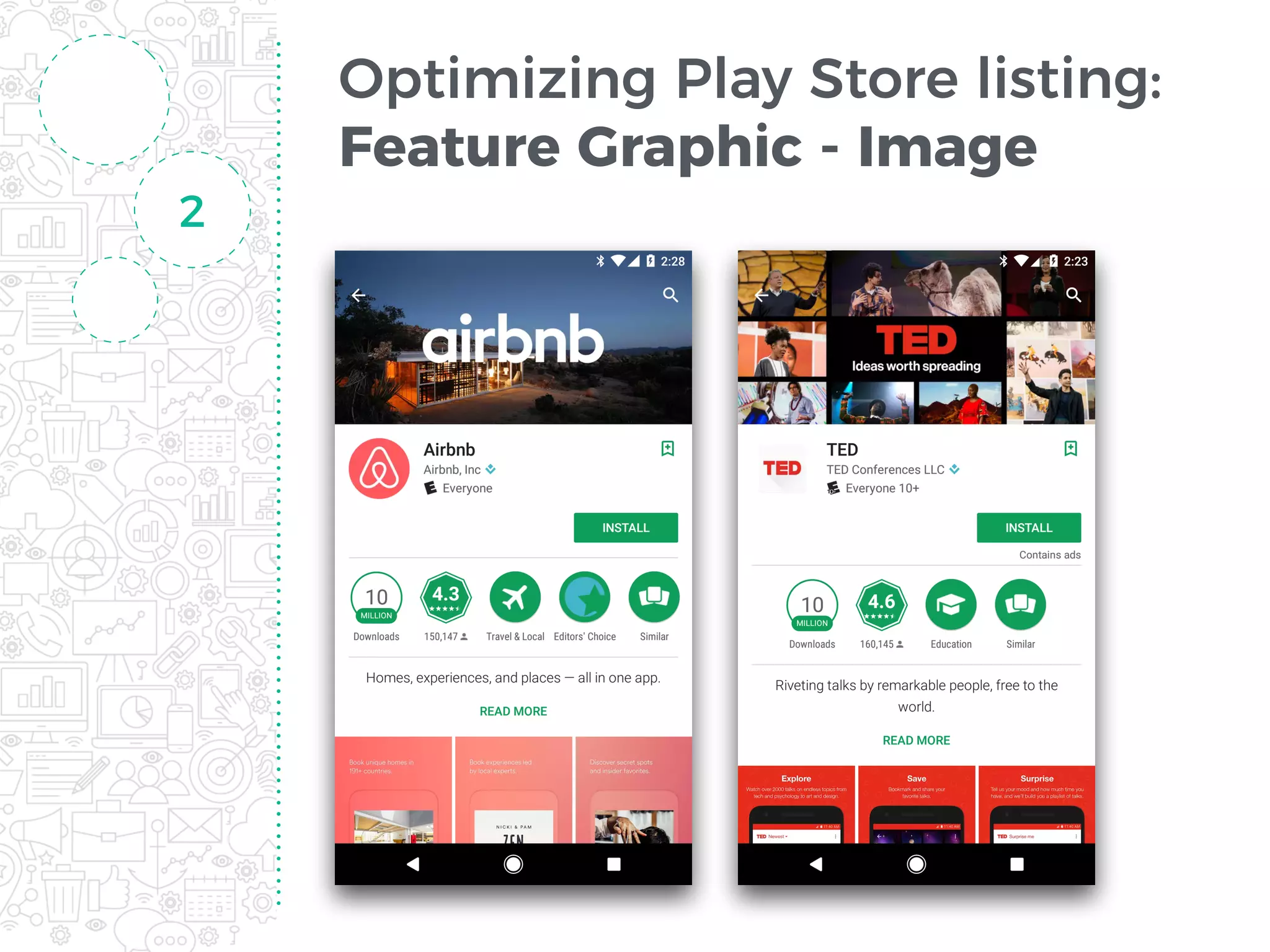 Optimizing Play Store listing:
Feature Graphic - Image
2
 