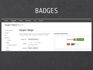 BADGES
 