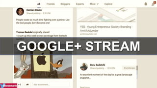 GOOGLE+ STREAM 
 