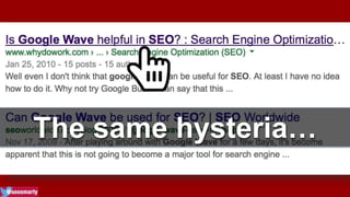 The same hysteria… 
 