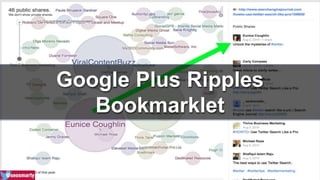 Google Plus Ripples 
Bookmarklet 
 