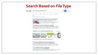 Search Based on FileType
 
