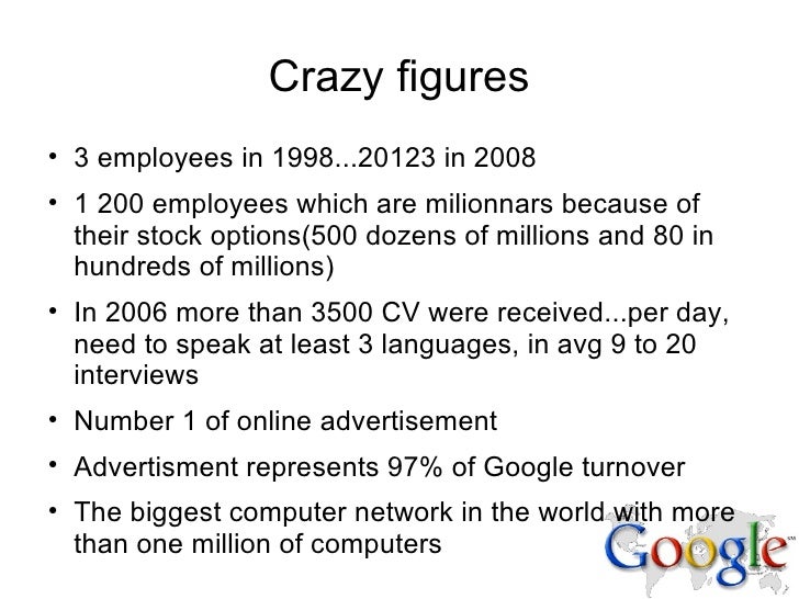 Google employee stock options