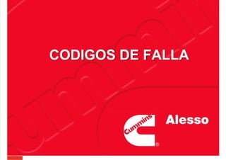 5/21/2018 Curso Insite 7.6 - slidepdf.com
http://slidepdf.com/reader/full/curso-insite-76 21/104
CODIGOS DE FALLA
 