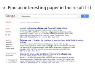 2. Find an interesting paper in the result list