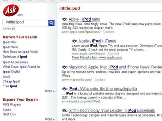 intitle : ipod intitle : ipod 