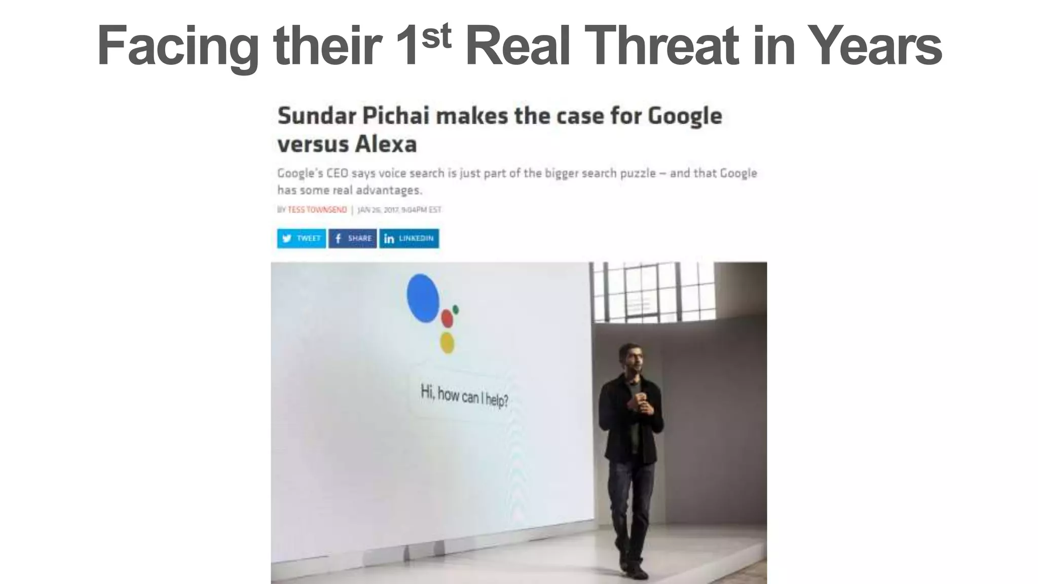 Facing their 1st Real Threat in Years
 