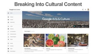 Breaking Into Cultural Content
 