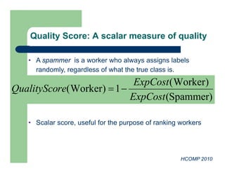 Crowdsourcing using Mechanical Turk: Quality Management and ...