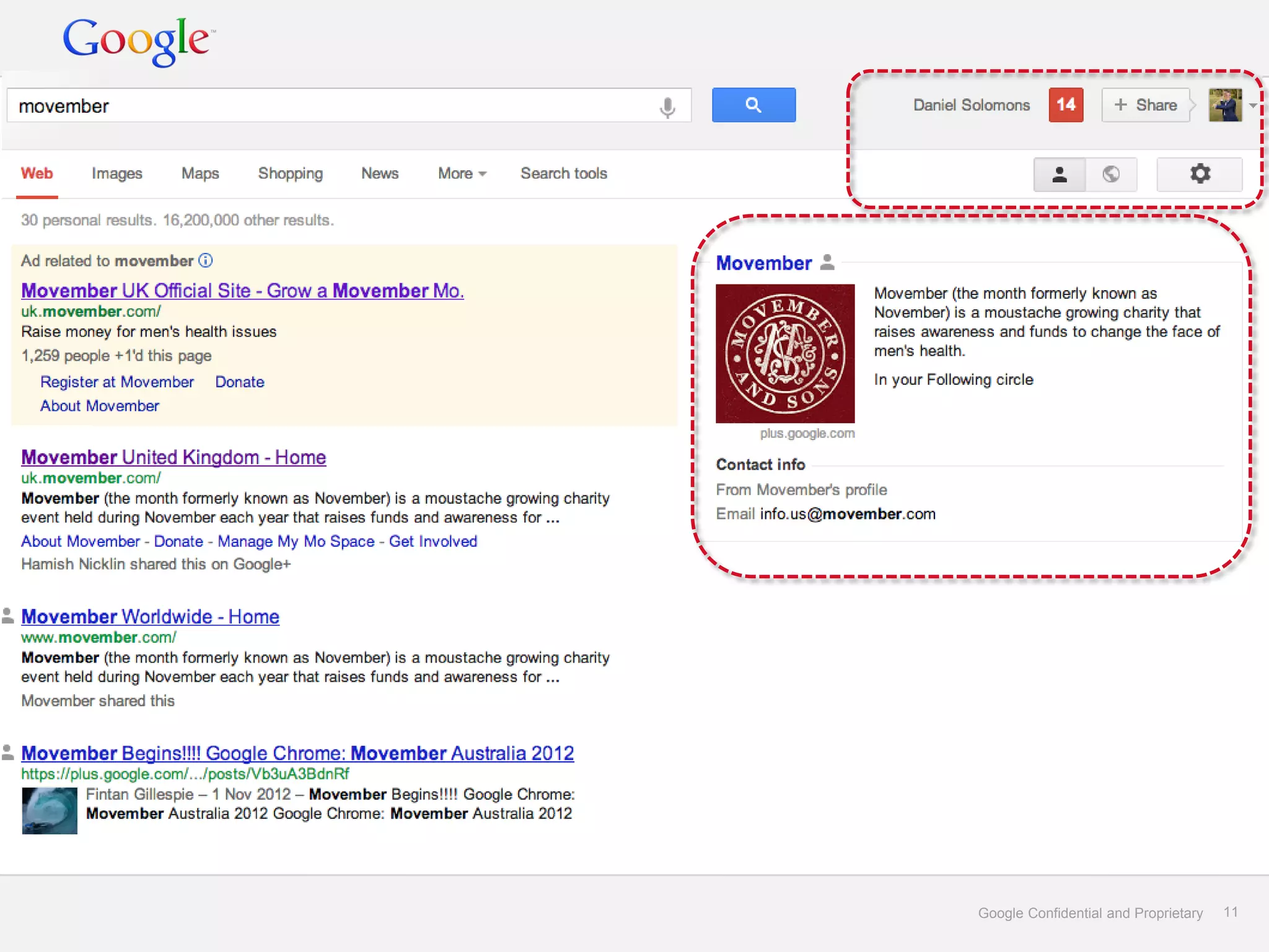 Google Confidential and Proprietary   11
 