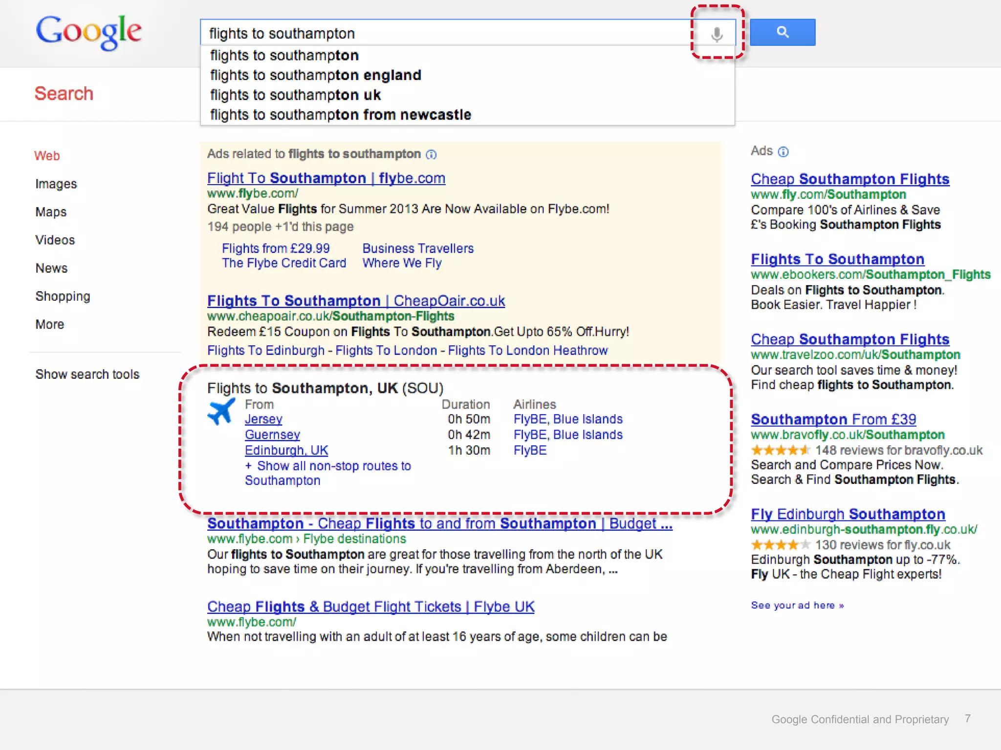 Google Confidential and Proprietary   7
 