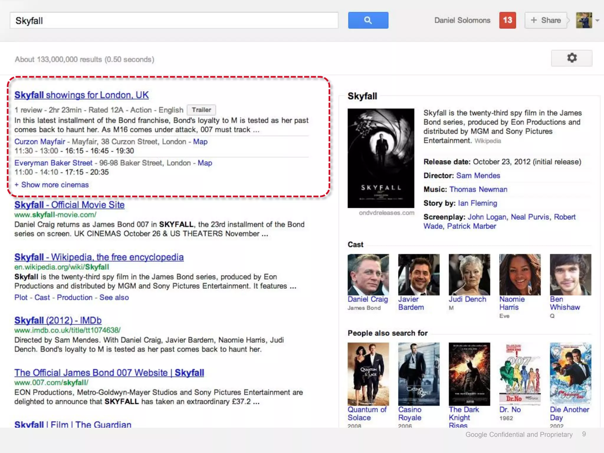 Google Confidential and Proprietary   9
 