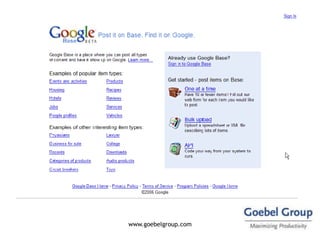 Google Tools Visitor2 Customers