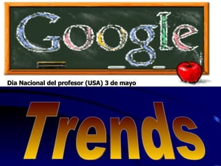 Trends Dia Nacional del profesor (USA) 3 de mayo 