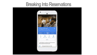 Breaking Into Reservations
 