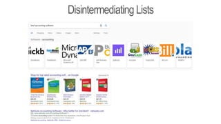 Disintermediating Lists
 