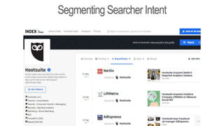 Segmenting Searcher Intent
 