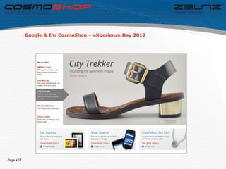 Google & Ihr CosmoShop – eXperience Day 2012




Page  17
 