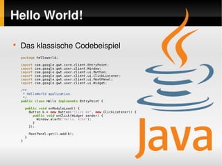 Hello World!

    
        Das klassische Codebeispiel




                                 
 
