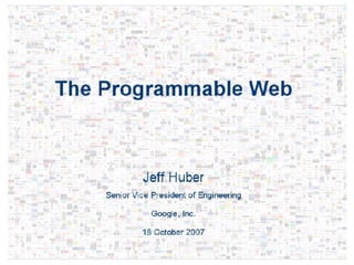 The Programmable Web