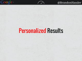 @BrandonHassler
Personalized Results
 