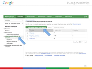 #GoogleAcademies

101	
  

 