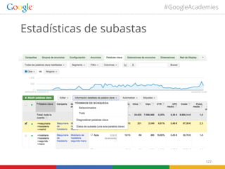 #GoogleAcademies

Estadísticas de subastas

122	
  

 