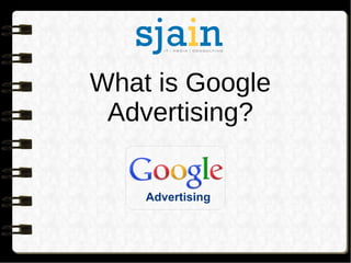 What is Google
Advertising?
 