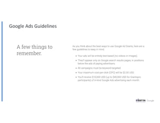 Google Ads Guidelines
 
