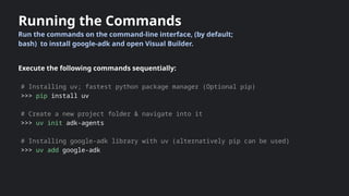 Building Low-Code AI Agents with Google ADK Visual Builder | PPTX