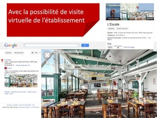 Avec la possibilité de visite
virtuelle de l’établissement
 