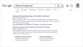 What are Google Ads?
 