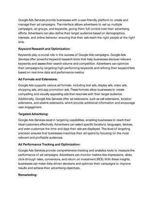 Google ad Services | PPTX