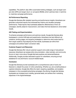 Google ad Services | PPTX