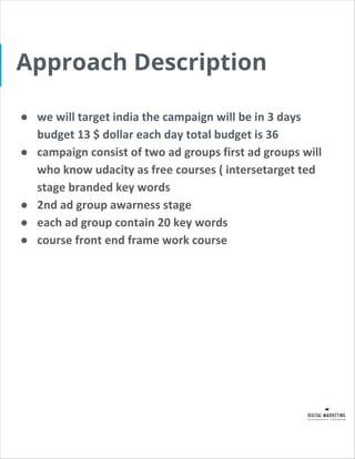 Google ads project | PDF