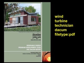wind turbine technician dacumfiletype:pdf