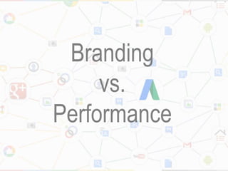 Branding
vs.
Performance
 
