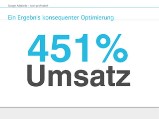 b2b adwords optimierung