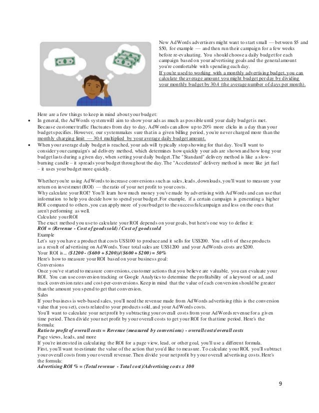 Google AdWords Fundamentals Exam Cheat Sheet