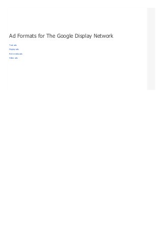 Google adwords Display by Google - From Digital Marketing Paathshala Slide 20