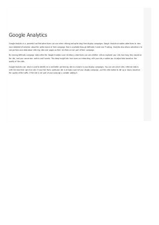 Google adwords Display by Google - From Digital Marketing Paathshala Slide 90
