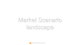 Market Scenario
  landscape

    Confidential © 2012 Foetron Inc.
 