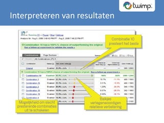 Interpreteren van resultaten 