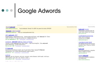 Google Adwords
 