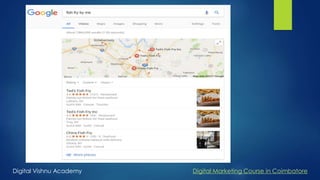Digital Vishnu Academy Digital Marketing Course in Coimbatore
 