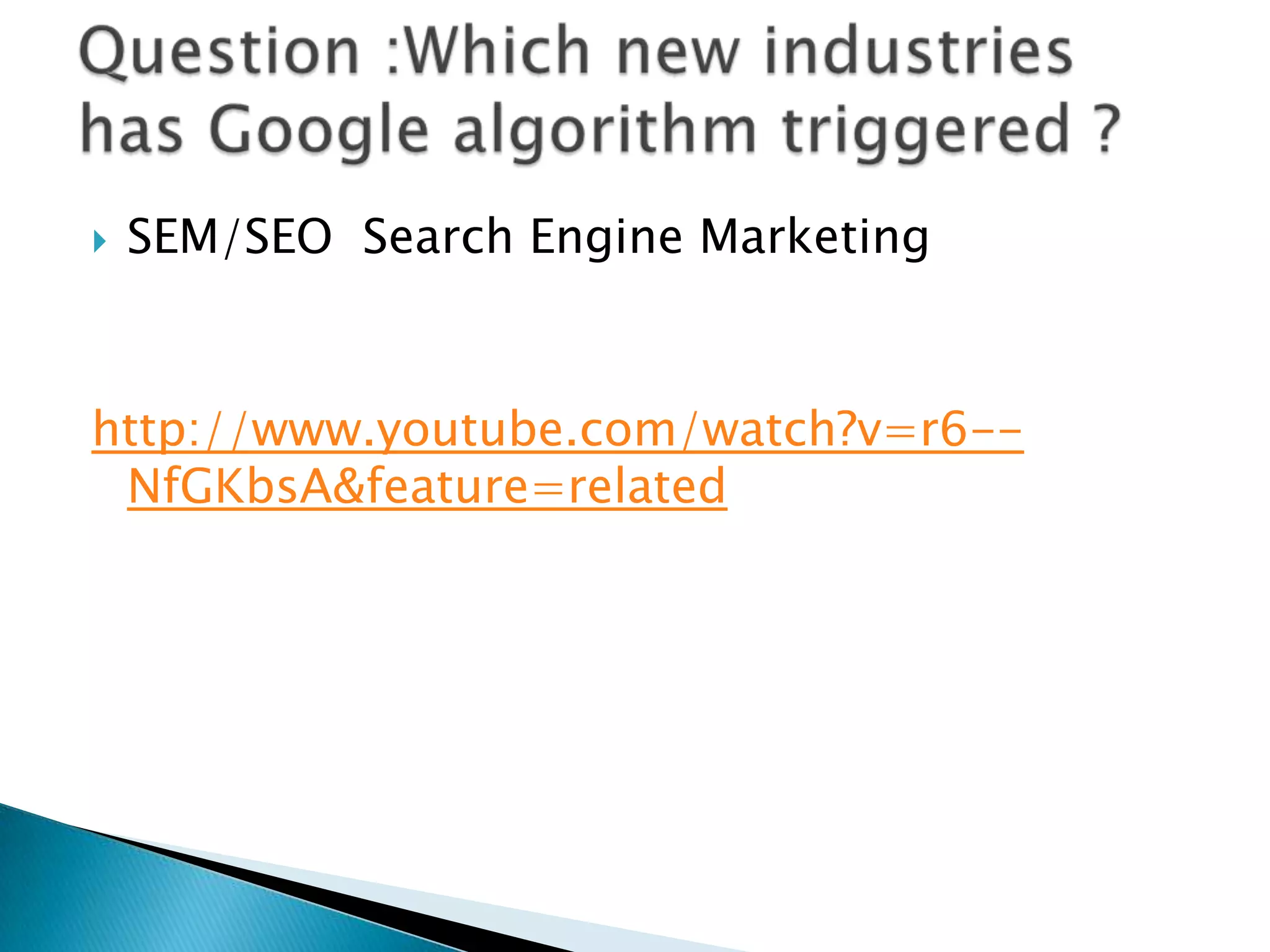 Google algorithm 2 | PPT