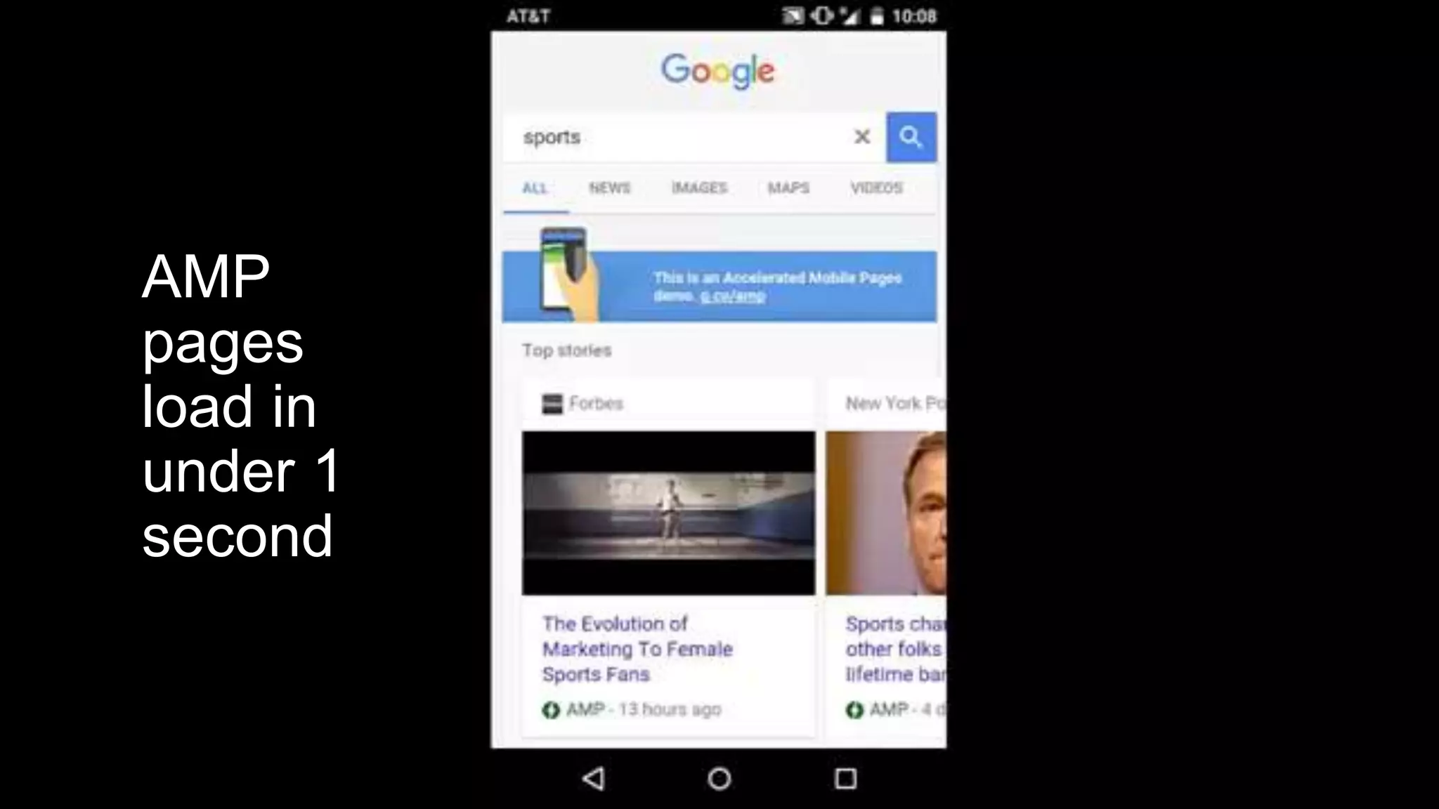 @jessesem
AMP
pages
load in
under 1
second
 