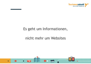 Es geht um Informationen,
nicht mehr um Websites
18
 